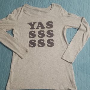 Aerie soft tee long sleeve size small